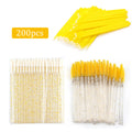 Makeup Brush Set with Eyelash and Lip Applicators - 200 Pcs Beauty Tools Kit