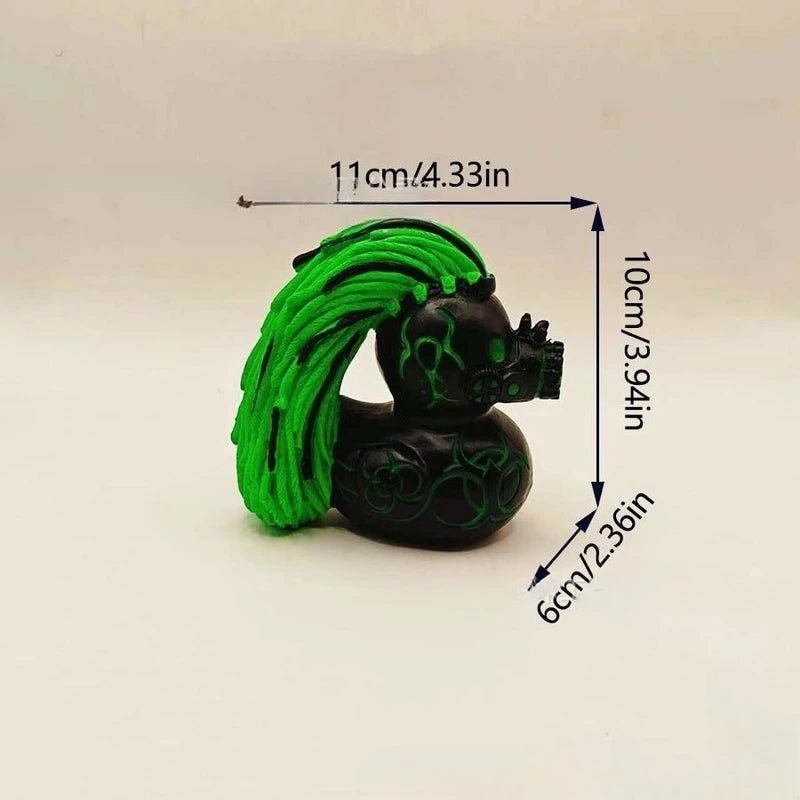 Halloween Demon Duck Resin Ornament Small Decor for Party & Home