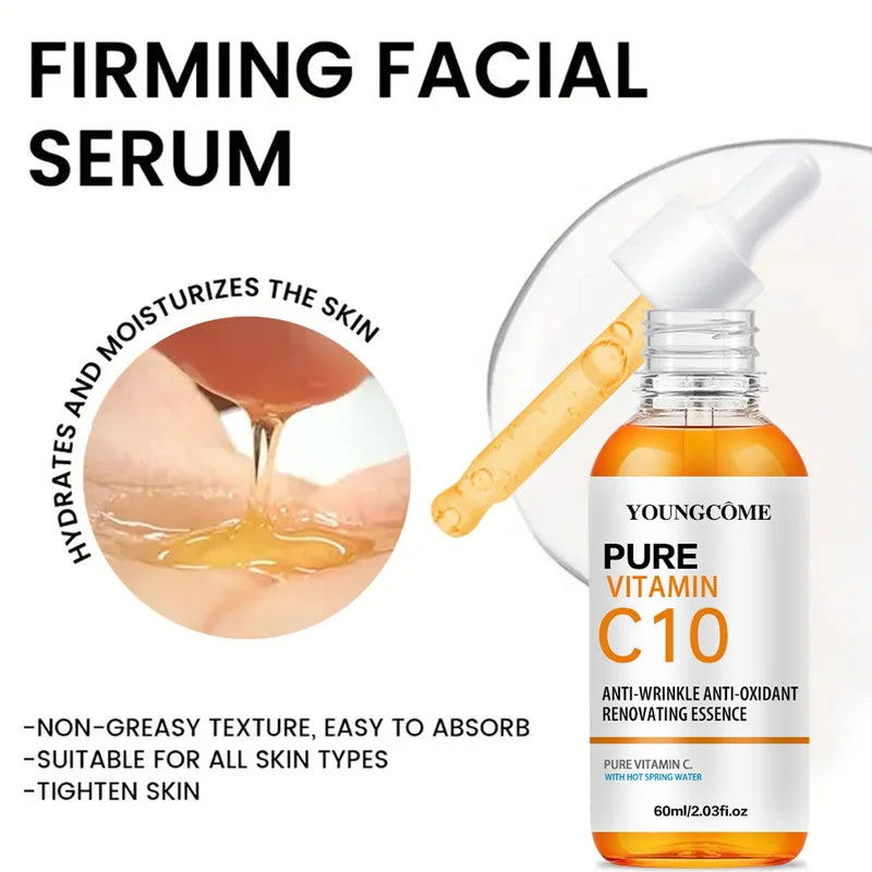 Vitamin C Face Serum with Hyaluronic Acid Brightening & Anti-Aging Essence