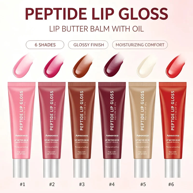 Plumping Lip Oil Set - Hydrating Tinted Gloss with Non-Sticky Shine