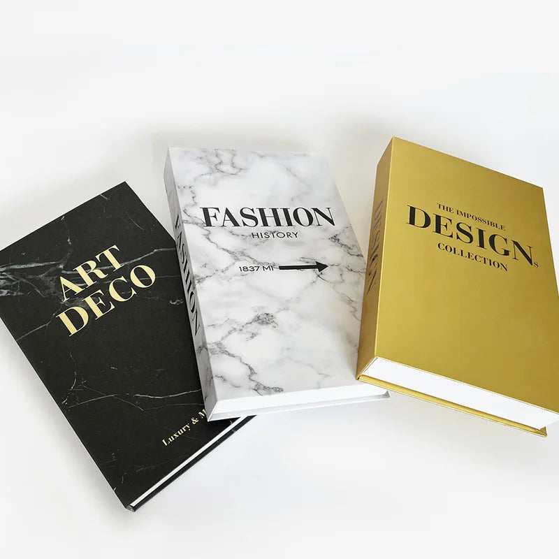 Decorative Fake Books with Openable Storage Box - Living Room Home Decor