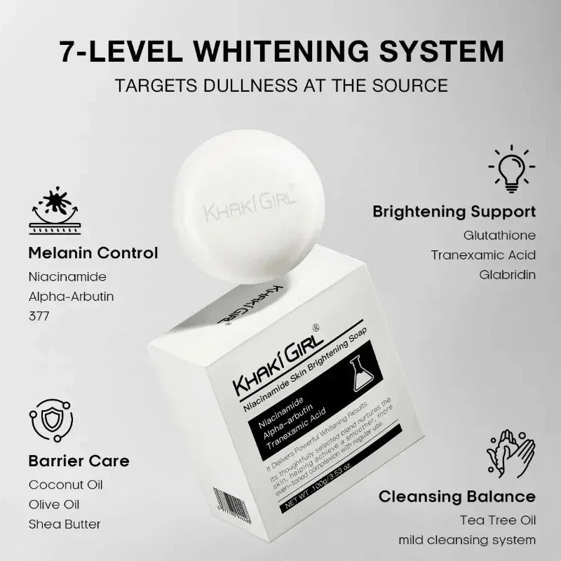 Niacinamide Facial Cleansing Bar 100g Gentle Oil-Control & Moisturizing for Face & Body