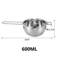 Stainless Steel Candle & Soap Melting Pot with Long Handle - Handmade Craft Supplies