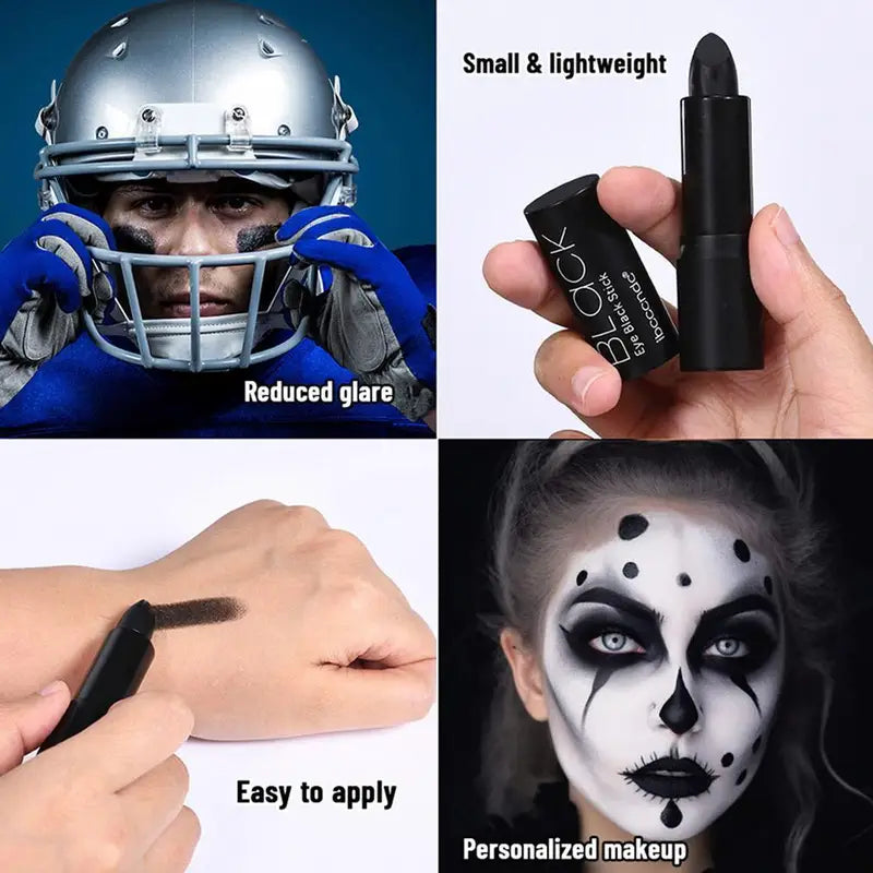 Sports Eye Black Stick Face Paint Camouflage Makeup for Football Baseball Softball