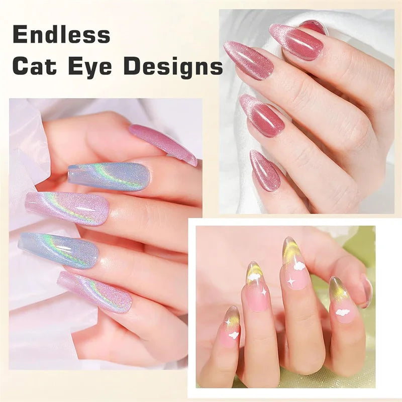 2pcs Silicone Nail Art Brushes for Gradient & Ombre Nail Designs