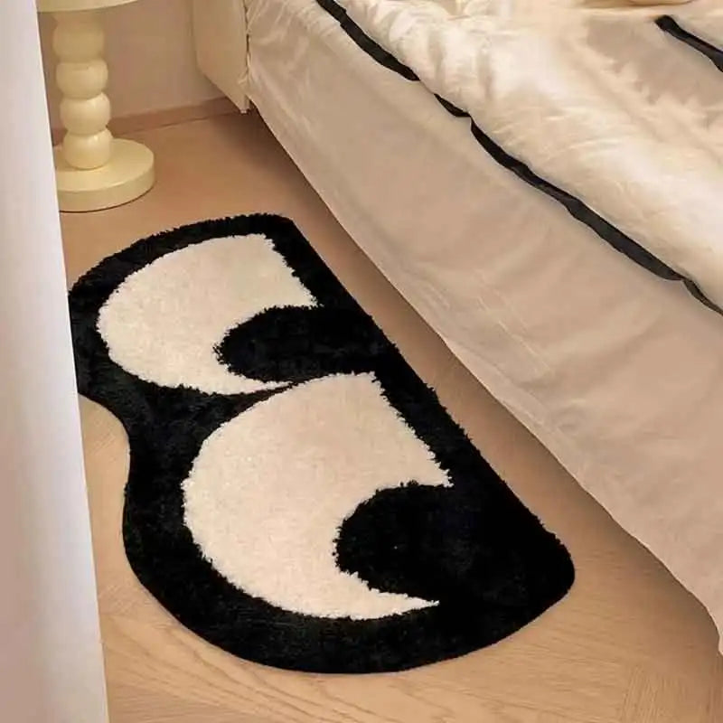 Big-eyed Cartoon Carpet Plant Plush Floor Mat - Non-slip Bedroom Living Room Decor