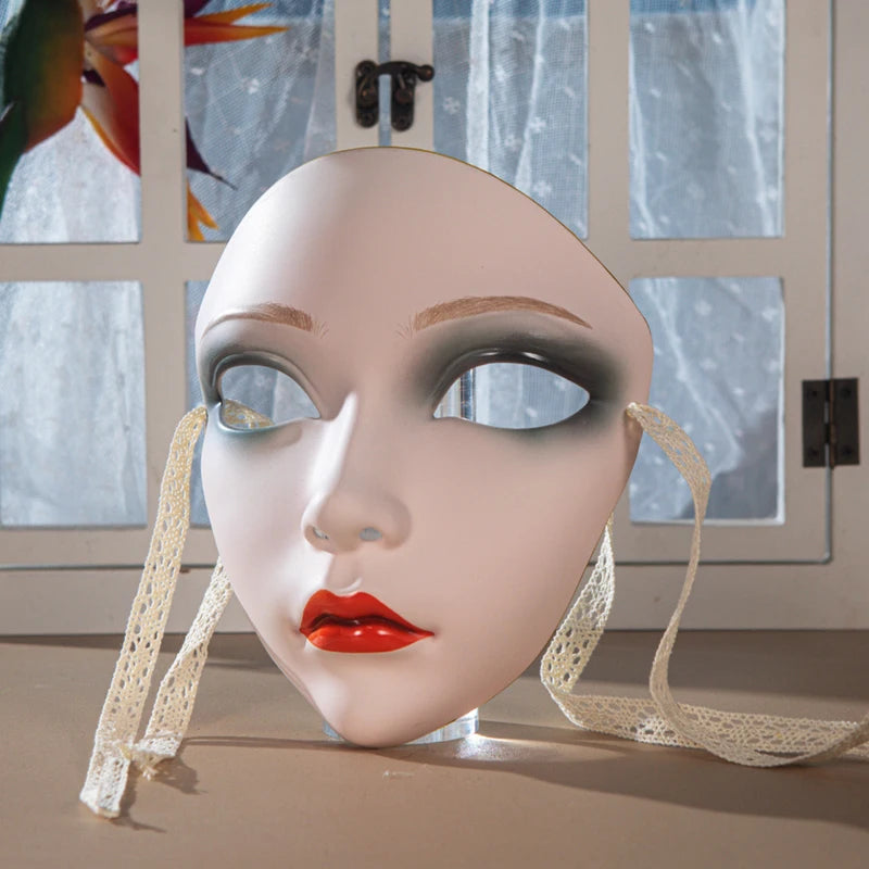 Anime Mask Cosplay Party Masquerade Costume Accessories - Hand-Painted Design