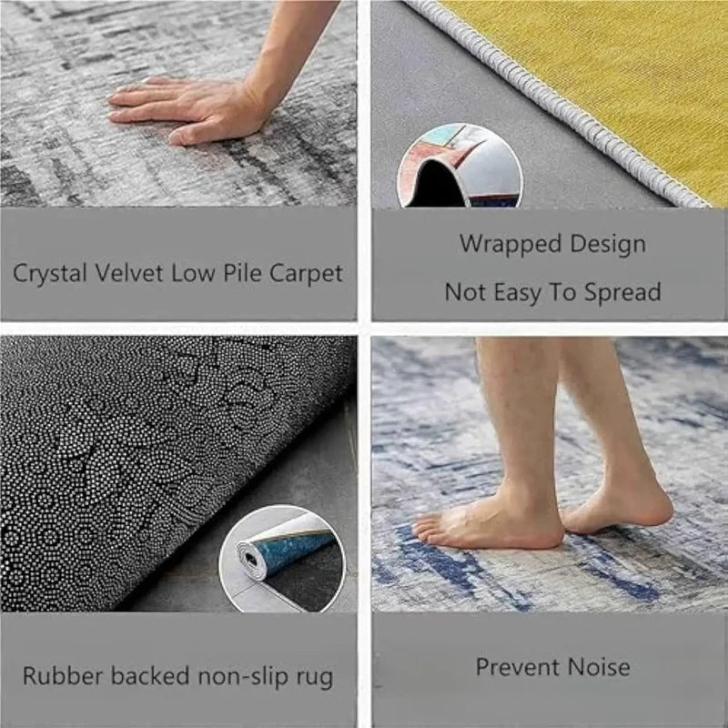 Minimalist Corridor Carpet Floor Mat - Slip-Resistant Home Decor
