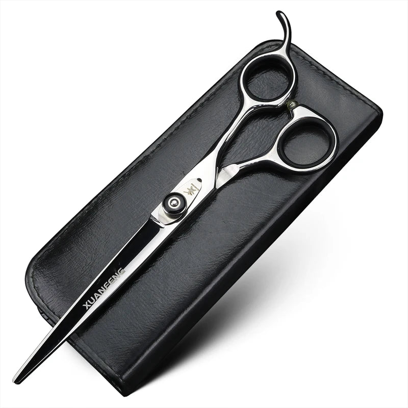 7-Inch Hair Cutting Scissors - Professional 440C Steel Barber Shears with Adjustable Tension