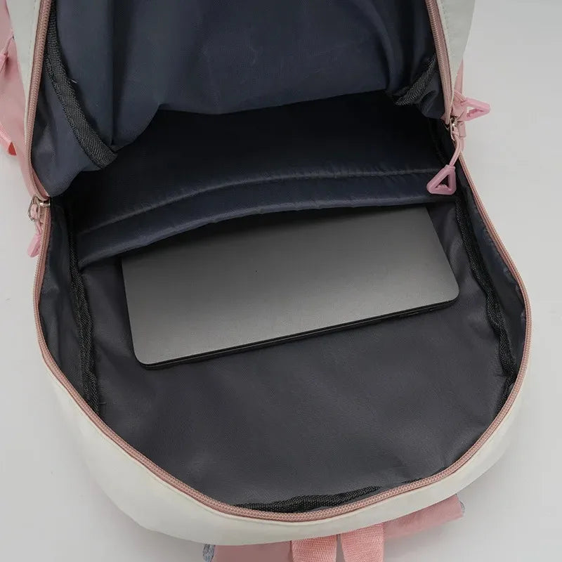 Kids Bookbag with Anime Print - Large Capacity School Backpack for Students