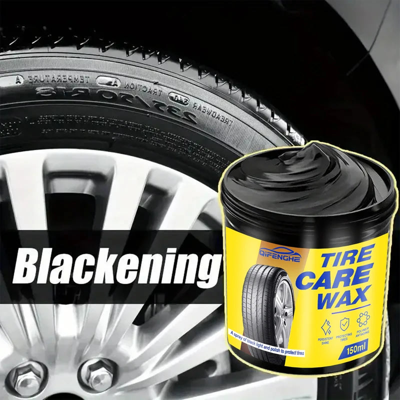 Car Tire Shine Wax - Long-Lasting Gloss & Anti-Aging Protection for All Vehicles