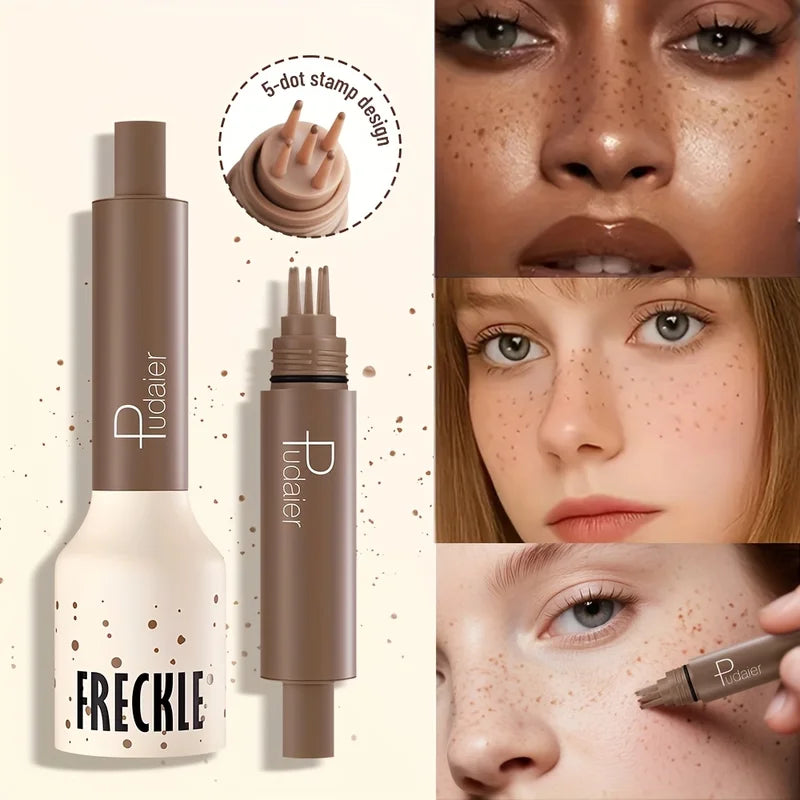 Waterproof Light Coverage Freckle Pen - Fake Freckles Makeup Tool for Women