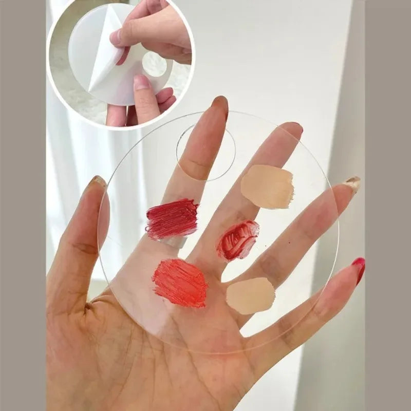 Makeup & Nail Art Mixing Palette Acrylic Palette for Eyeshadow Foundation & Nail Colors