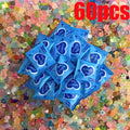 Glow In The Dark Mini Resin Animal & Mushroom Blind Bags - Fairy Garden Decor, 60pcs
