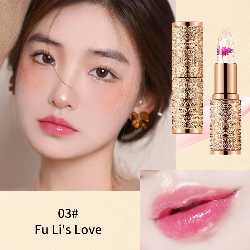 Color-Changing Petal Lipstick for Women Moisturizing Long-Lasting Lip Balm