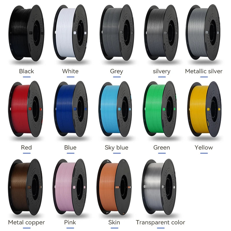 High-Speed PETG 3D Printing Filament Multicolor 1.75mm - 5/10KG Spool
