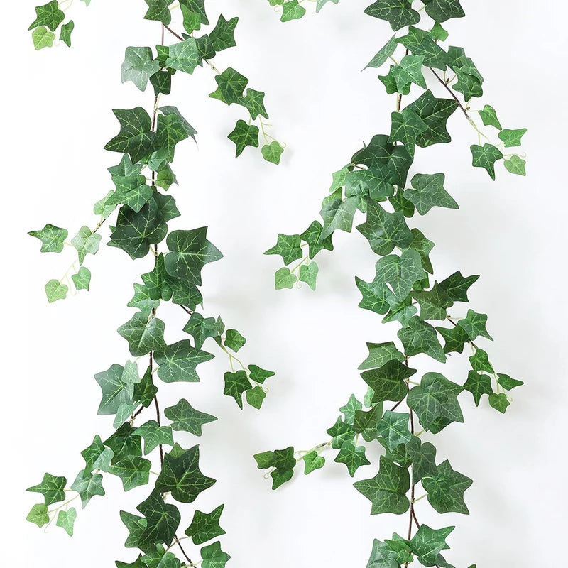 Artificial Ivy Garland 1.8m - Fake Greenery Vines for Home & Wedding Decor