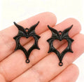 Halloween Retro Devil Wings Pendant Bat Jewelry Accessories Zinc Alloy DIY