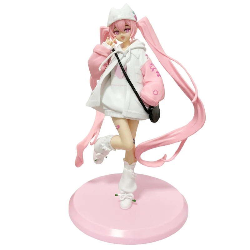 Anime Goddess Hatsune Miku PVC Figure - Handmade Cute Cherry Model, Collectible Decor