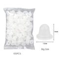 Disposable Silicone Tattoo Ink Cups - Small & Large Size, 100PCS, Multi-Color