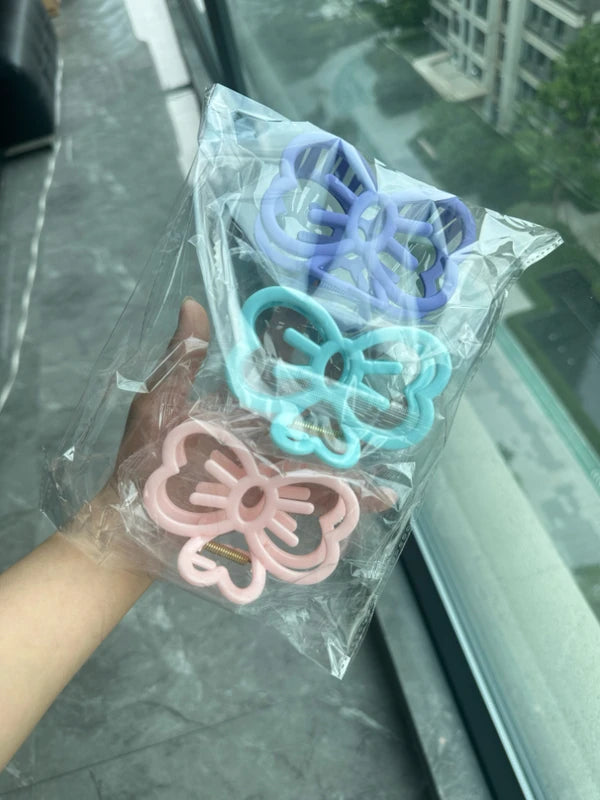 Candy Color Cat Bow Hair Claw Clip for Girls & Women - Stylish Hair Accessories