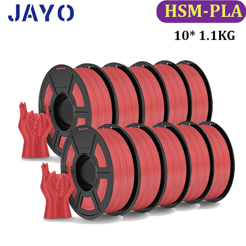 High Speed Matte 3D Printer Filament Bundle - Multiple Colors, 175mm, Non-Toxic