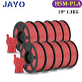High Speed Matte 3D Printer Filament Bundle - Multiple Colors, 175mm, Non-Toxic
