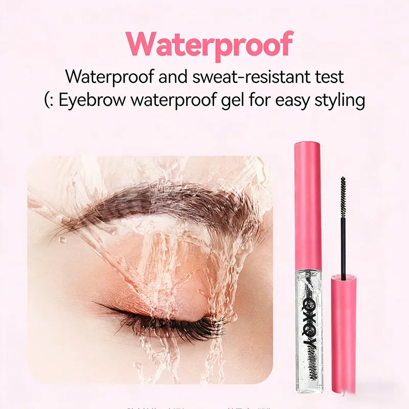 Waterproof Transparent Gel Eyebrow Styling Cream - Long Lasting Natural Fix