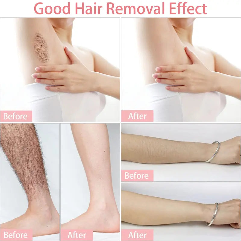 Hair Removal Wax Strips Set - Nonwoven Body & Leg Epilator Paper Rolls