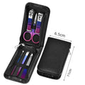 Professional Stainless Steel Manicure & Pedicure Kit with Travel Case - 9-18 Tools