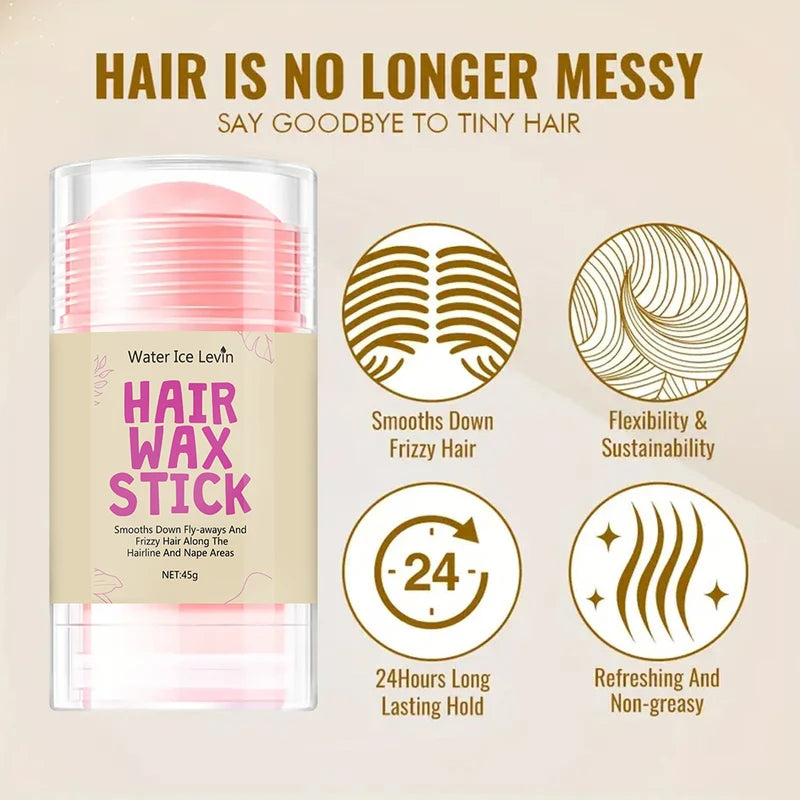 Professional Hair Wax Stick - Non-Greasy Styling Gel for Versatile Hair Styles