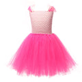 Girls Halloween Pink Flamingo Costume with Puffy Skirt for Stage & Party