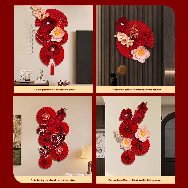 Chinese New Year Decorations 2026 Lunar New Year Wall Ornaments Year of The Horse
