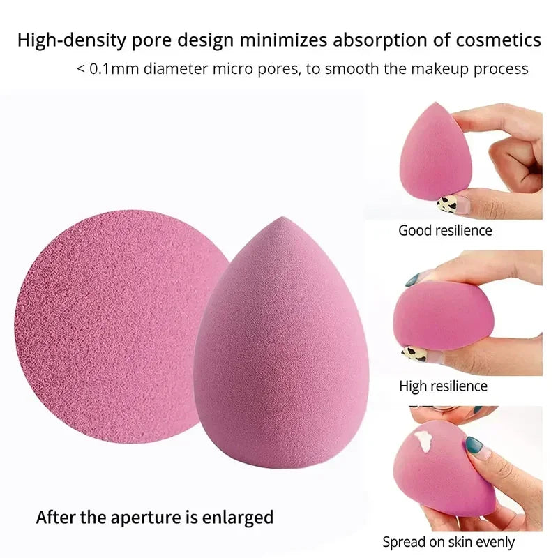 Multi-Purpose Makeup Sponge Blender Set - Soft Foundation, Concealer & Powder Blenders