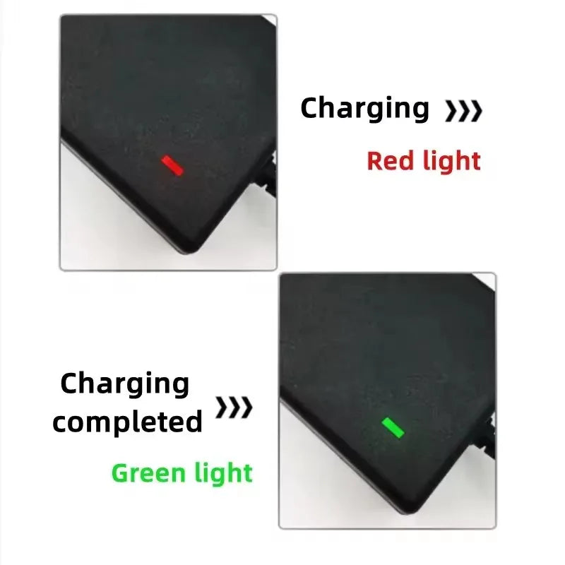 54.6V/42V 2A Lithium Battery Charger for 36V/48V E-Bike & Scooter Batteries