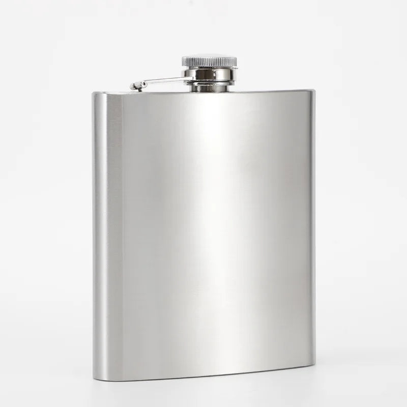 Portable Stainless Steel Hip Flask 5-18oz for Liquor Wine & Spirits - Outdoor Bar