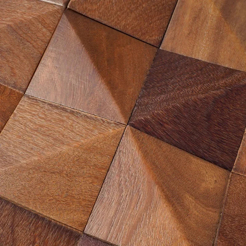 3D Wooden Mosaic Tile Acoustic Diffuser Panel for Studio & Wall Decor