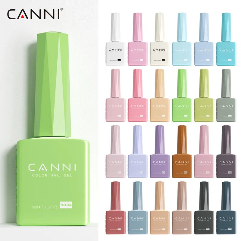 9ml Enamel Gel Nail Polish - Semi Permanent UV LED Nail Lacquer, HEMA Free