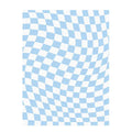 Large Area Fluffy Soft Rug - Modern Minimalist Checkerboard Carpet for Living Room & Bedroom
