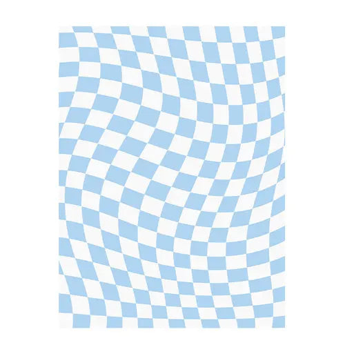 Large Area Fluffy Soft Rug - Modern Minimalist Checkerboard Carpet for Living Room & Bedroom
