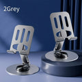 All-Metal Foldable Phone & Tablet Stand 720° Rotation Anti-Slip Support