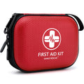 Mini Waterproof First Aid Kit with 150+ Emergency Medical Supplies - Compact & Portable for Home, Travel, Camping, Car, Sports