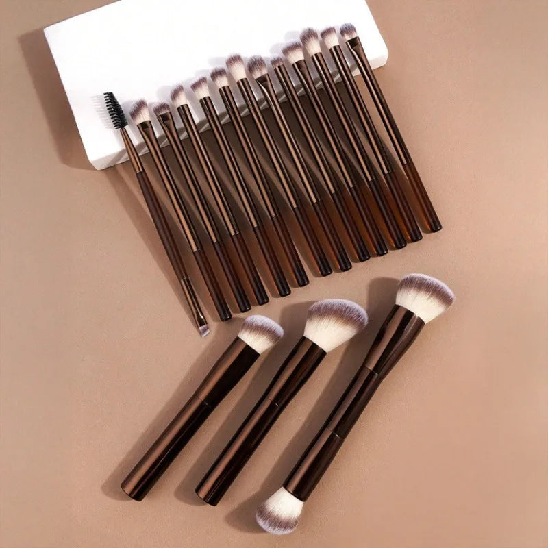 20-Piece Makeup Brush Set for Foundation, Concealer, Eyeshadow & Blush