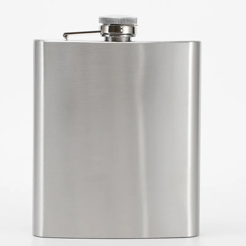 Portable Stainless Steel Hip Flask 5-18oz for Liquor Wine & Spirits - Outdoor Bar