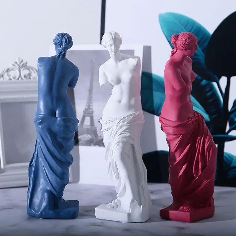 Greek Mythology Goddess Statue Home Decor Resin Sculpture for Living Room Bedroom Office