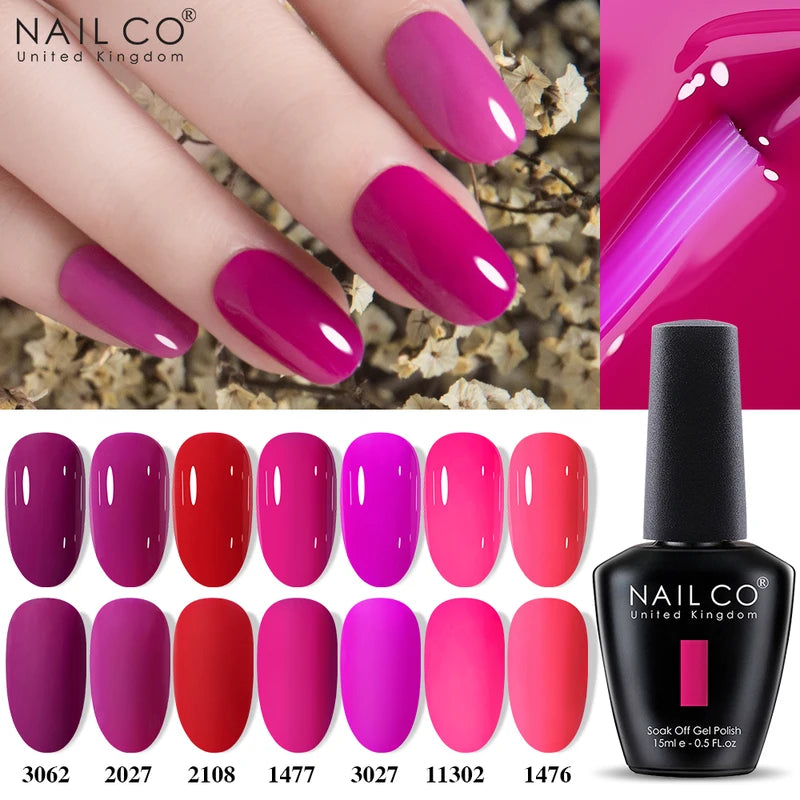 15ML Gel Nail Polish Set - Semi-Permanent UV Varnish for Manicure