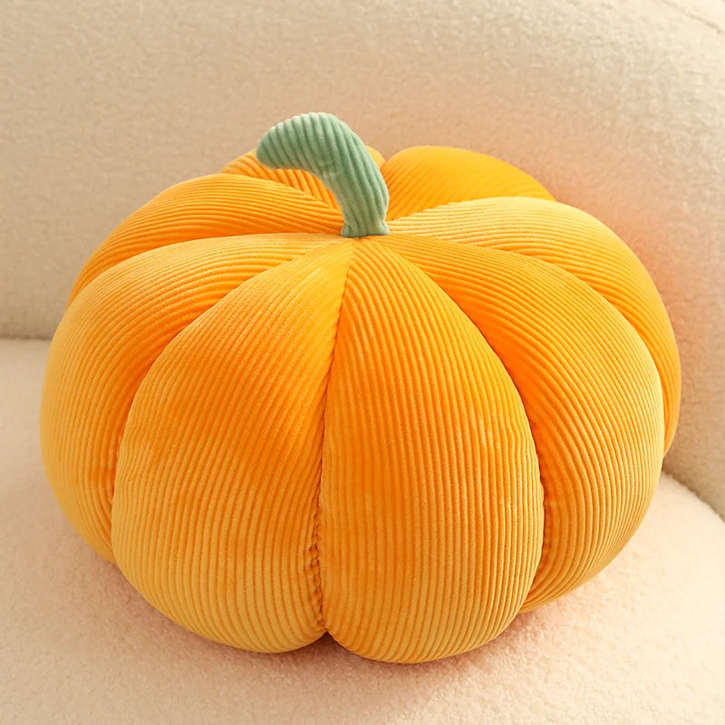Kawaii Nordic Halloween Pumpkin Plush Toy for Kids - Soft Decorative Doll & Throw Pillow