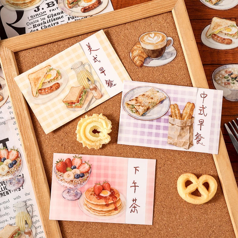 Creative Scrapbooking Stickers Set - 20pcs Soft Art & Craft Elements for DIY Journals