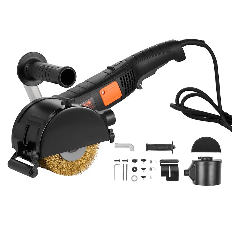 Electric Metal Burnishing Machine with Variable Speed 1300W Surface Polishing Tool