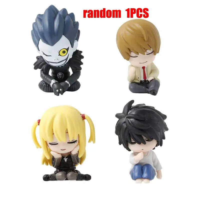 Death Note Q-Style Sleeping Character Mini Car Decoration Anime Gift Set